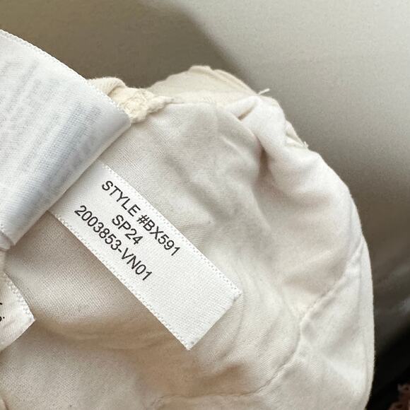 J. CREW Astrid Wide Leg Chino Pant Ivory Cream Sz M {EE29} - Picture 6 of 6